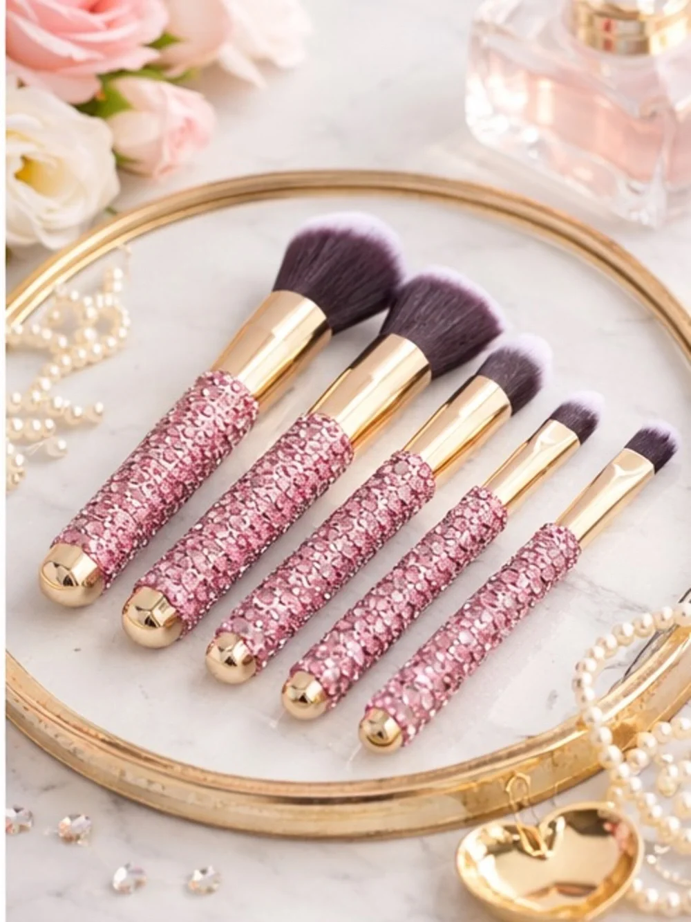 Nicole Miller NY Glam Brush Collection NWT